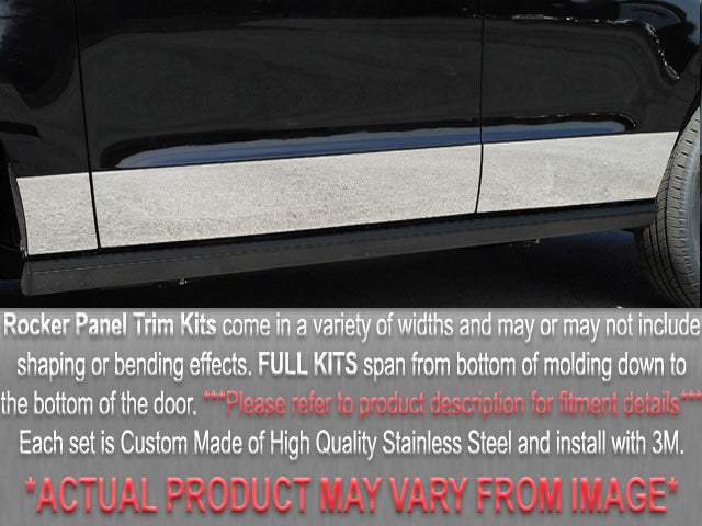 TH92051 Stainless Steel Rocker Panel Trim - Full Kit 6 Pc QAA – QAA USA  Catalog Site