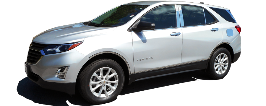CHIESMA Chrome Side Mirror Covers For 2018-2024 Chevy Equinox & GMC Terrain – 2pc ABS