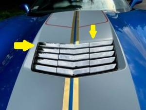 QAA - HT54115 Stainless Steel Hood Trim 15Pc 2014-2019 Chevrolet Corvette QAA