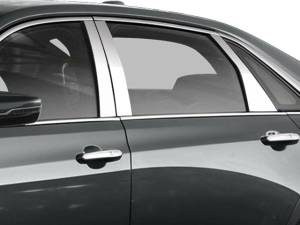 QAA - PP56231 Stainless Steel Pillar Trim 6Pc 2016-2020 Cadillac CT6 QAA