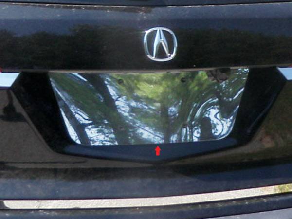 QAA - LP27297 Stainless Steel License Plate Bezel 1Pc 2007-2013 Acura MDX QAA