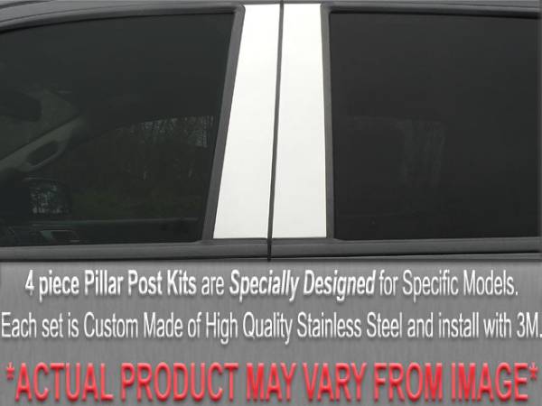 QAA - PP25905 Stainless Steel Pillar Trim 4Pc 1999-2005 BMW 3 Series QAA