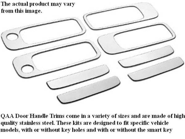 QAA - DH38576 Stainless Steel Door Handle Accent 8Pc 1998-2005 Buick Century, 1998-2005 Buick Regal QAA