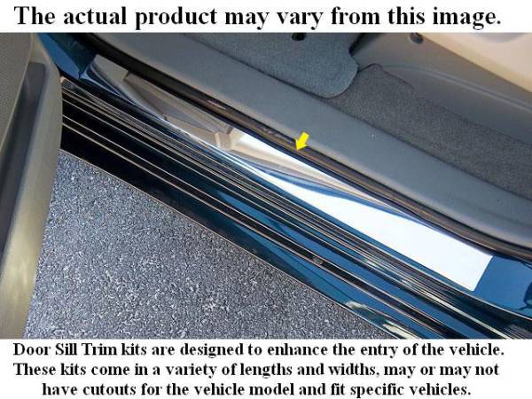 QAA - DS45520 Stainless Steel Door Sill Trim 2Pc 2005-2009 Buick LaCrosse QAA