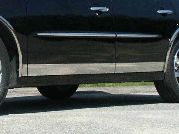 QAA - TH45520 Stainless Steel Rocker Panel Trim 8Pc 2005-2009 Buick LaCrosse QAA