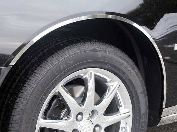 QAA - WQ46550 Stainless Steel Wheel Well Accent 4Pc 2006-2011 Buick Lucerne QAA