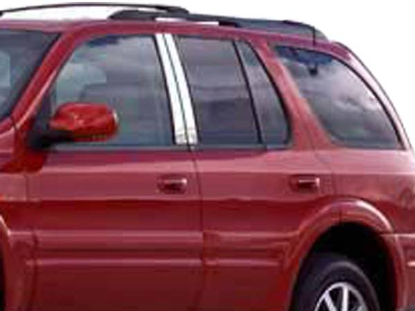 QAA - PP44520 Stainless Steel Pillar Trim 4Pc 2005-2007 Buick Rainier QAA