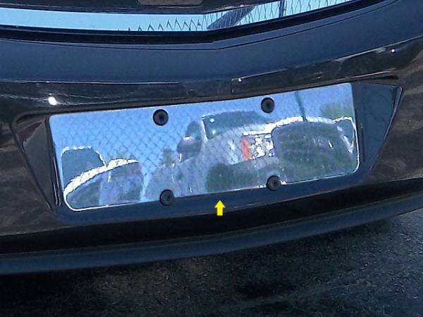 QAA - LP51575 Stainless Steel License Plate Bezel 1Pc 2011-2014 Buick Regal QAA