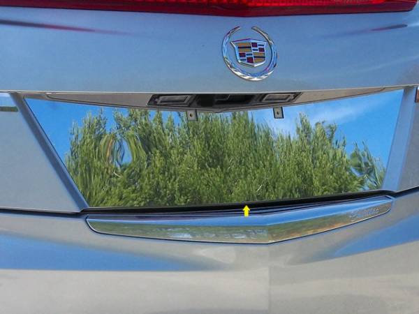 QAA - LP53235 Stainless Steel License Plate Bezel 1Pc 2013-2018 Cadillac ATS QAA