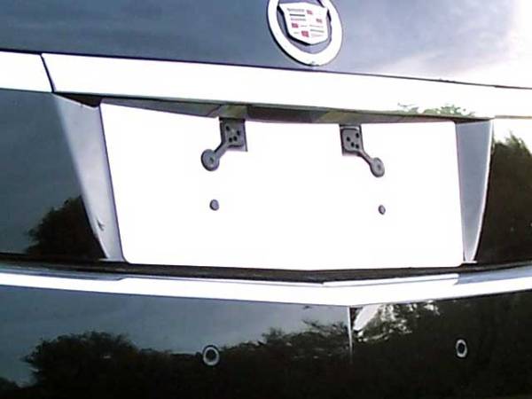 QAA - LP48250 Stainless Steel License Plate Bezel 1Pc 2008-2011 Cadillac CTS QAA