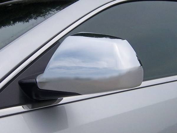 QAA - MC48251 Chrome Plated ABS plastic Mirror Cover 2Pc 2008-2013 Cadillac CTS QAA