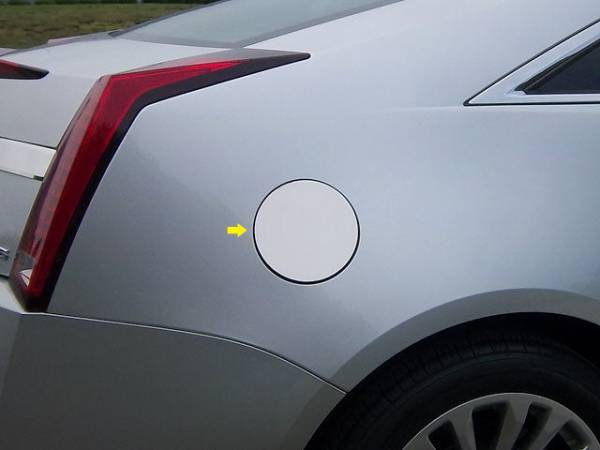 QAA - GC50254 Stainless Steel Gas Cap Door Trim 1Pc 2011-2014 Cadillac CTS Coupe QAA