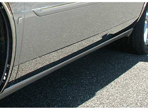 QAA - TH40245 Stainless Steel Rocker Panel Trim 8Pc 2000-2005 Cadillac DeVille, 2006-2011 Cadillac DTS QAA