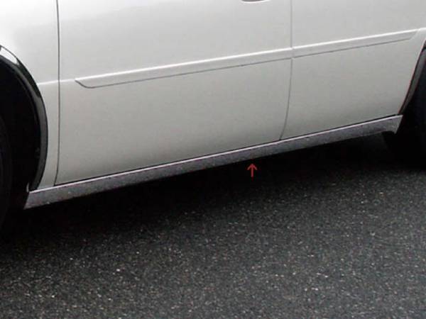 QAA - TH40248 Stainless Steel Rocker Panel Trim 4Pc 2006-2011 Cadillac DTS QAA