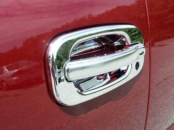 QAA - DH40198 Chrome Plated ABS plastic Door Handle Cover 8Pc 1999-2006 Cadillac Escalade QAA