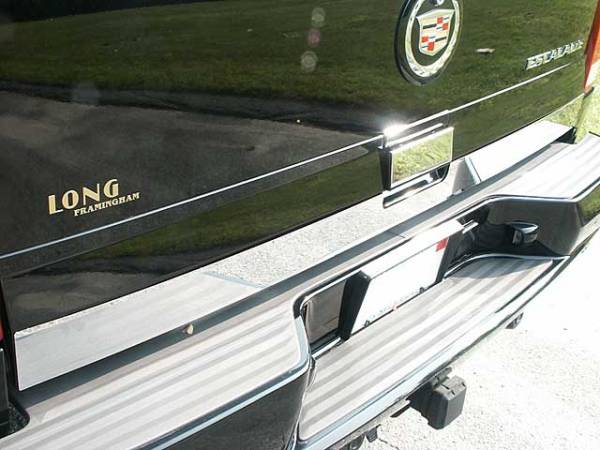 QAA - RT42255 Stainless Steel Tailgate Accent 2Pc 2002-2006 Cadillac Escalade QAA