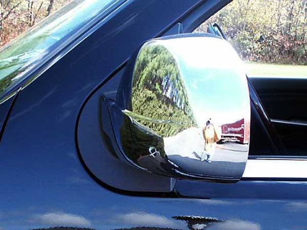 QAA - MC47196 Chrome Plated ABS plastic Mirror Cover 2Pc 2007-2014 Cadillac Escalade QAA