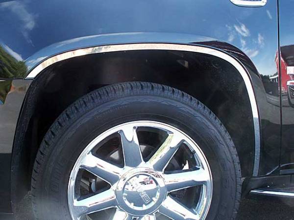 QAA - WQ47295 Stainless Steel Wheel Well Accent 6Pc 2007-2014 Cadillac Escalade QAA