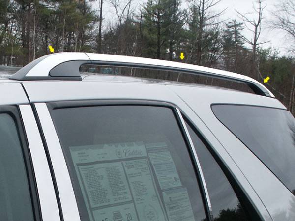 QAA - RR44260 Stainless Steel Roof Rack Accent 6Pc 2004-2007 Cadillac SRX QAA