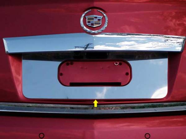 QAA - LP50260 Stainless Steel License Plate Bezel 1Pc 2010-2016 Cadillac SRX QAA