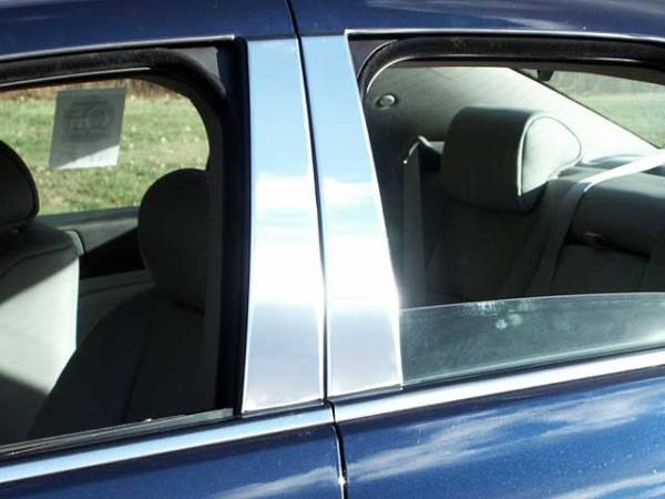 QAA - PP45236 Stainless Steel Pillar Trim 4Pc 2005-2011 Cadillac STS QAA