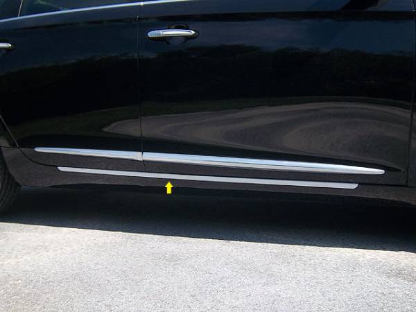 QAA - TH53248 Stainless Steel Rocker Panel Trim 2Pc 2013-2019 Cadillac XTS QAA