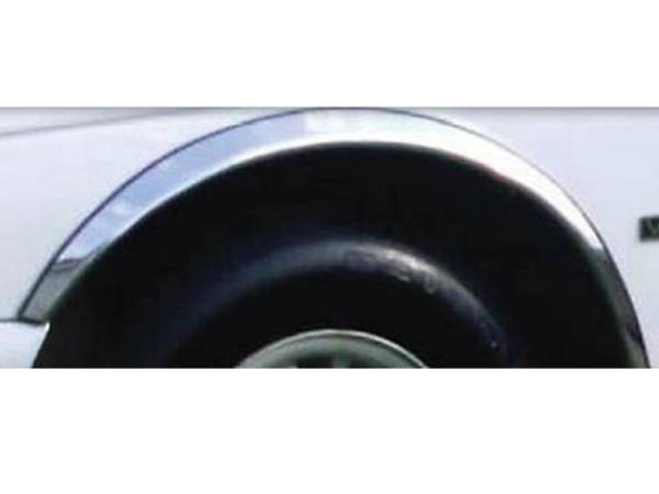 QAA - WZ34670 Molded Stainless Steel Wheel Well Fender Trim 4Pc 1994-1995 Ford Thunderbird QAA