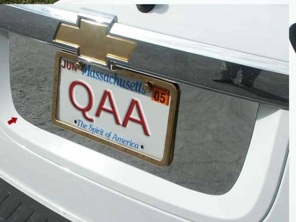 QAA - LP45160 Stainless Steel License Plate Bezel 1Pc 2005-2009 Chevrolet Equinox QAA