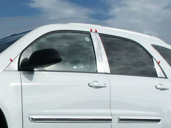 QAA - PP45162 Stainless Steel Pillar Trim 8Pc 2005-2009 Chevrolet Equinox QAA