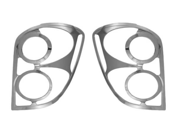 QAA - TL50160 Chrome Plated ABS plastic Tail Light Bezels 2Pc 2010-2015 Chevrolet Equinox QAA