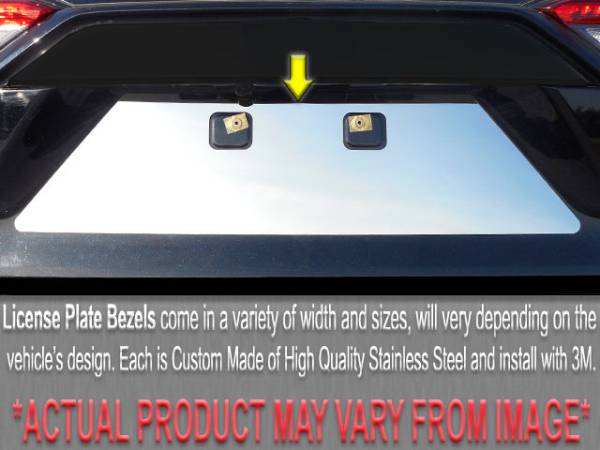 QAA - LP40135 Stainless Steel License Plate Bezel 1Pc 2000-2005 Chevrolet Impala QAA