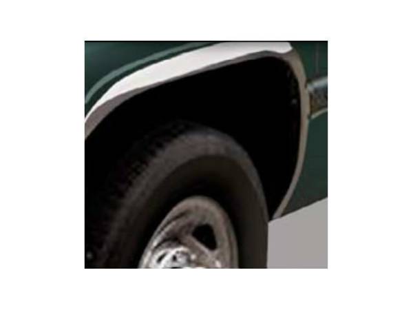 QAA - WZ34921 Molded Stainless Steel Wheel Well Fender Trim 4Pc 1994-2001 Dodge Ram QAA