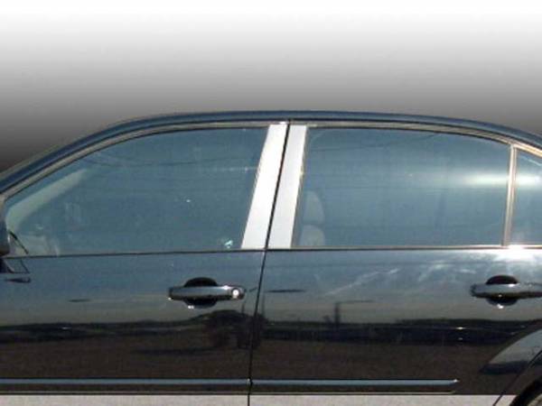 QAA - PP44105 Stainless Steel Pillar Trim 4Pc 2004-2007 Chevrolet Malibu QAA