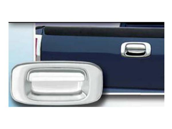 QAA - DH39182 Chrome Plated ABS plastic Tailgate Handle Cover 2Pc 1999-2006 Chevrolet Silverado QAA