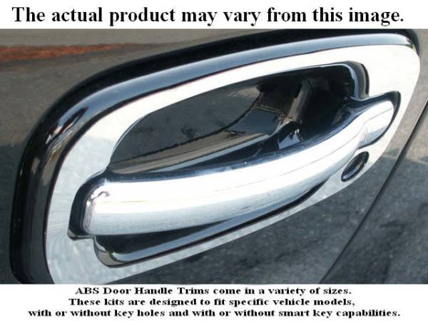 QAA - DH40197 Chrome Plated ABS plastic Door Handle Cover 8Pc 1999-2006 Chevrolet Silverado QAA