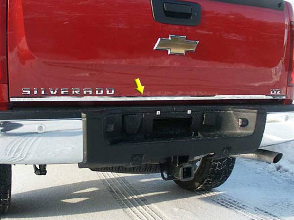 QAA - RT39181 Stainless Steel Tailgate Accent 1Pc 1999-2006 Chevrolet Silverado QAA