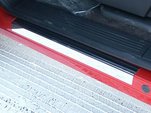 QAA - DS47184 Stainless Steel Door Sill Trim 4Pc 2007-2013 Chevrolet Silverado QAA