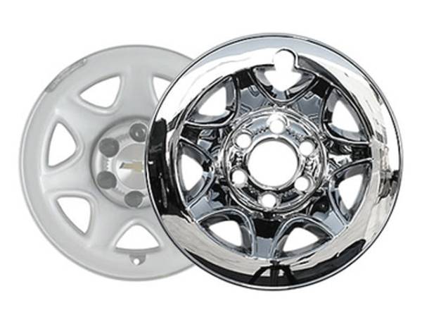 QAA - HUB54181 Chrome Plated ABS plastic Wheel Cover Hub Cap 4Pc 2014-2016 Chevrolet Silverado QAA