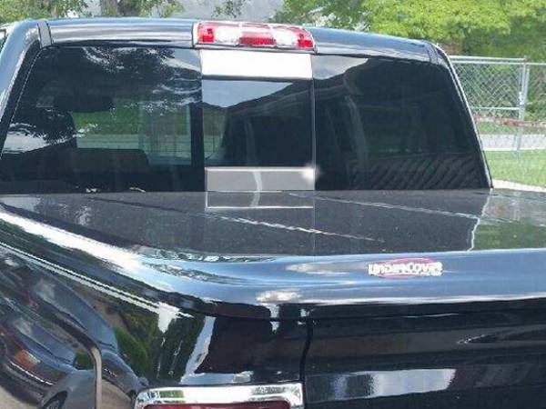 QAA - RW54181 Stainless Steel RearHatch Window Set 2Pc 2014-2018 Chevrolet Silverado QAA