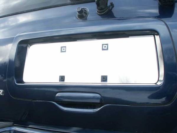 QAA - LP42290 Stainless Steel License Plate Bezel 1Pc 2002-2009 Chevrolet Trailblazer QAA