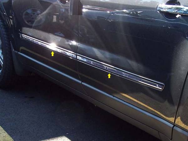 QAA - TH49165 Stainless Steel Rocker Panel Trim 4Pc 2009-2017 Chevrolet Traverse QAA