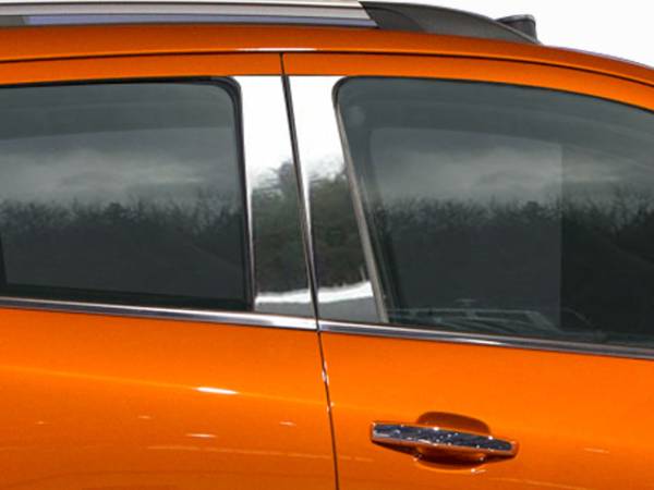 QAA - PP55155 Stainless Steel Pillar Trim 4Pc 2015-2023 Chevrolet Trax QAA