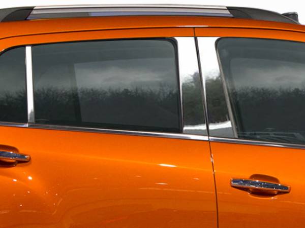 QAA - PP55156 Stainless Steel Pillar Trim 6Pc 2015-2023 Chevrolet Trax QAA