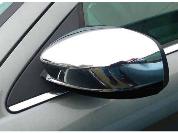 QAA - MC51760 Chrome Plated ABS plastic Mirror Cover 2Pc 2011-2014 Chrysler 200, 2011-2023 Chrysler 300, 2011-2023 Dodge Charger QAA