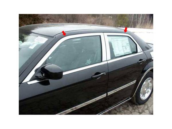 QAA - WP45767 Stainless Steel Window Accent Package 4Pc 2005-2010 Chrysler 300 QAA