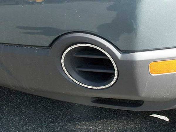 QAA - FV44750 Stainless Steel Front Vent Accent 2Pc 2004-2008 Chrysler Pacifica QAA