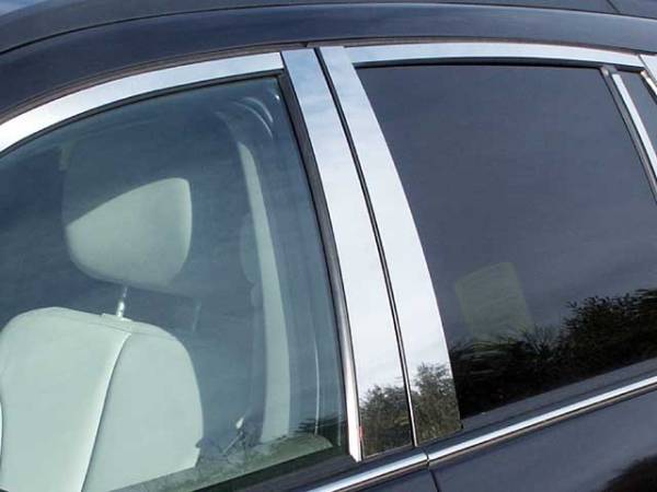 QAA - PP44750 Stainless Steel Pillar Trim 4Pc 2004-2008 Chrysler Pacifica QAA