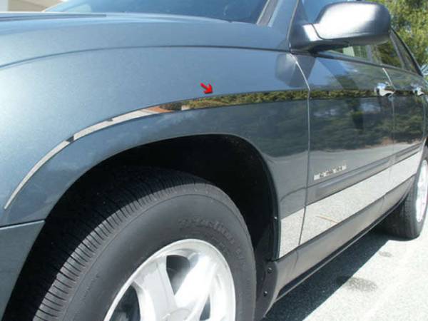 QAA - TH44752 Stainless Steel Rocker Panel Trim 12Pc 2004-2008 Chrysler Pacifica QAA