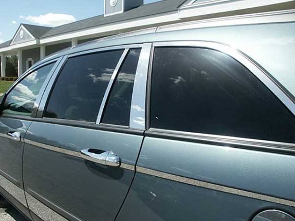 QAA - WP44750 Stainless Steel Window Accent Package 14Pc 2004-2008 Chrysler Pacifica QAA