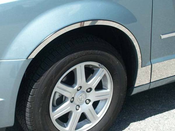 QAA - WQ48896 Stainless Steel Wheel Well Accent 4Pc 2008-2016 Chrysler Town & Country QAA